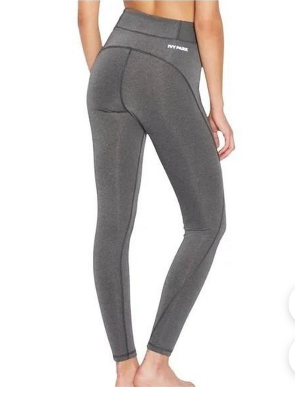 IVY PARK Charcoal Grey High-Waist Sculpting Leggings
